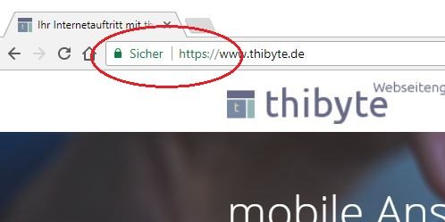 Webseiten auf HTTPS umgestellt