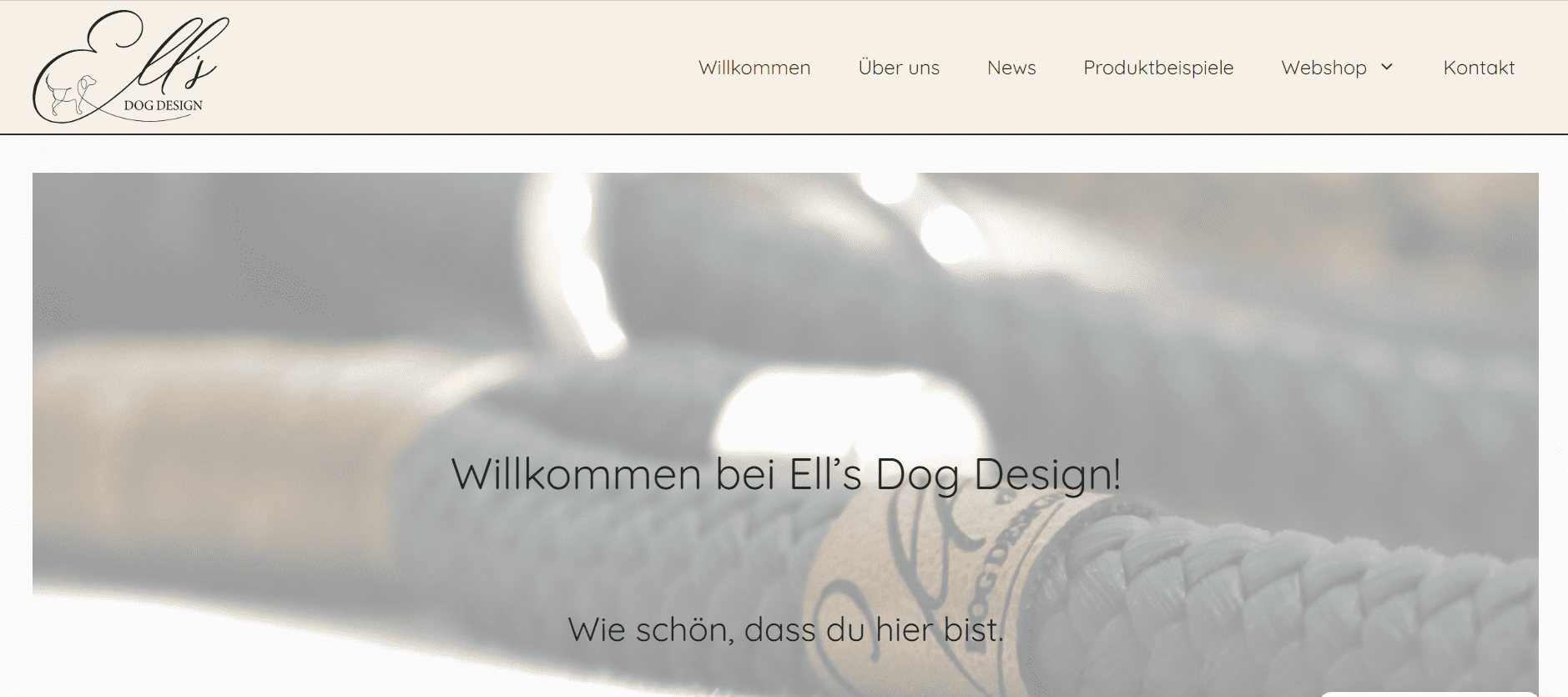 Neue Webseite Ell’s Dog Design